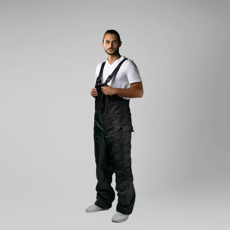 Эталон / Зимний Костюм "Охранника" куртка/полукомбинезон, черный