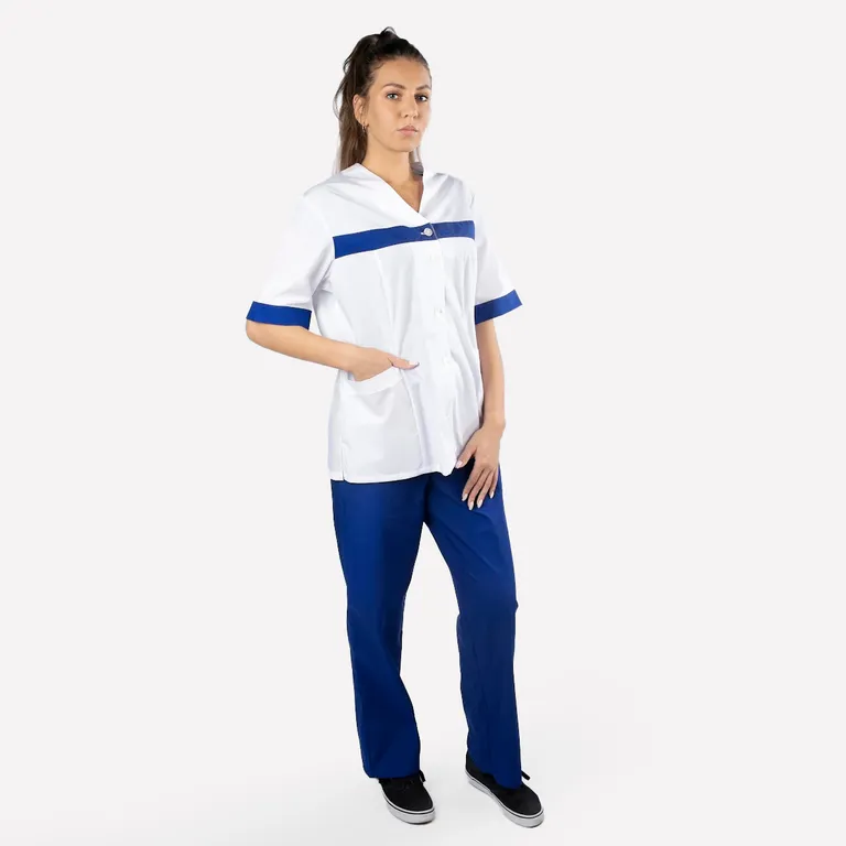 ГК СПЕЦОБЪЕДИНЕНИЕ / Костюм АНЮТА, белый-василек