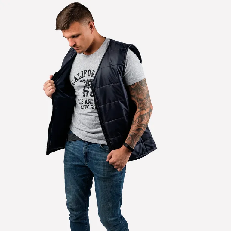 Эталон / Жилет утеплённый "СТАНДАРТ" мужской синий