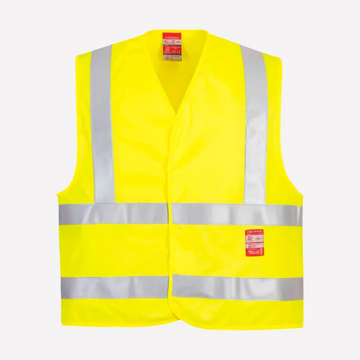 Спецодежда / Сигнальный жилет с огнестойкой отделкой Portwest FR75 лого