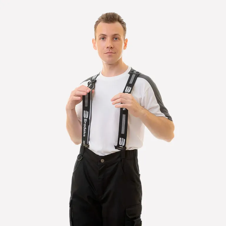 Brodeks / Подтяжки Brodeks КМ108 черный