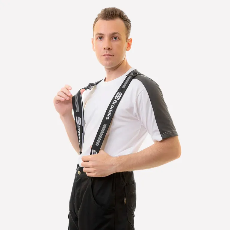 Brodeks / Подтяжки Brodeks КМ108 черный