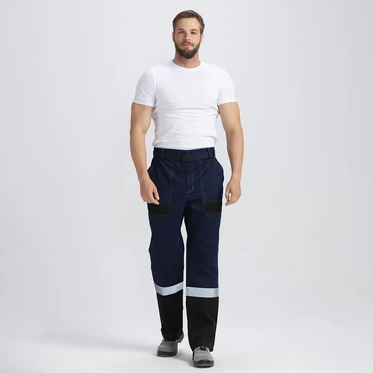 Факел / Костюм Виват-1 Премиум IMP (тк.Смесовая,240) брюки, т.синий/черный/васильковый