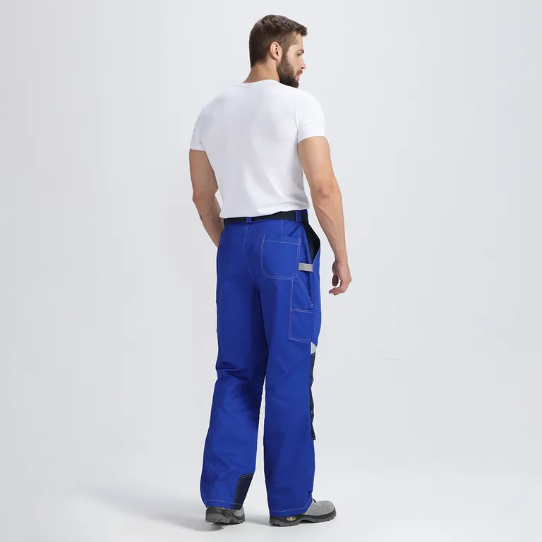 Факел / Костюм Формула (тк.Смесовая,240) брюки, васильковый/т.синий/серый