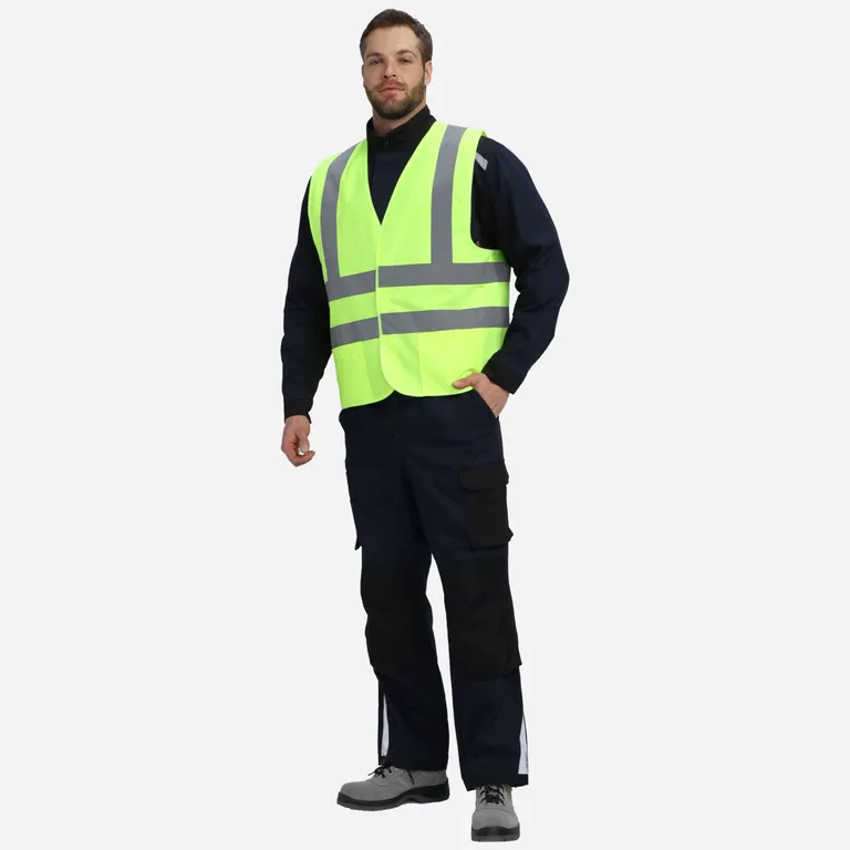 PROFLINE / Жилет сигнальный ProfLine Specialist с карманами СОП-4 (тк.Полиэфир,130), желтый