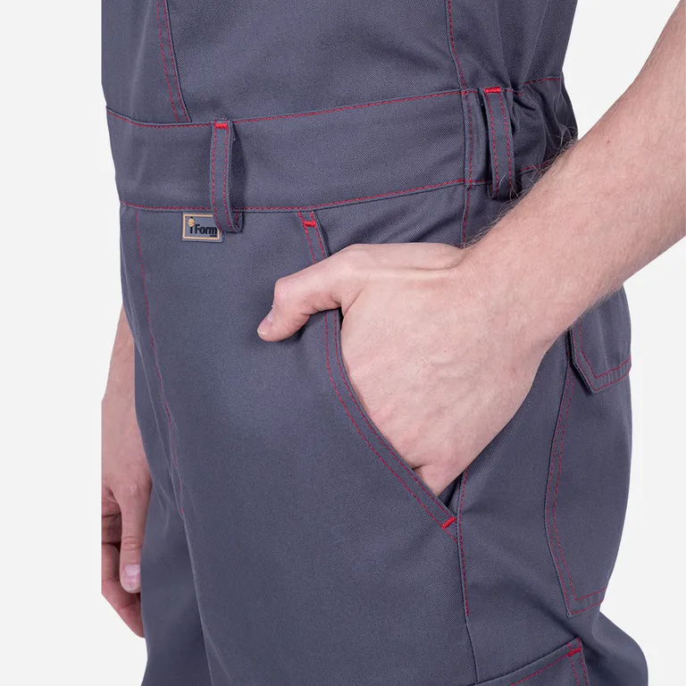 iForm / Полукомбинезон рабочий ХАЙ-ТЕК SAFETY летний