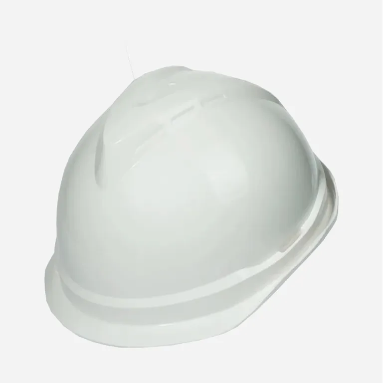 MSA / Каска защитная V-GARD 520 без вентиляции белая с оголовьем Push-Key