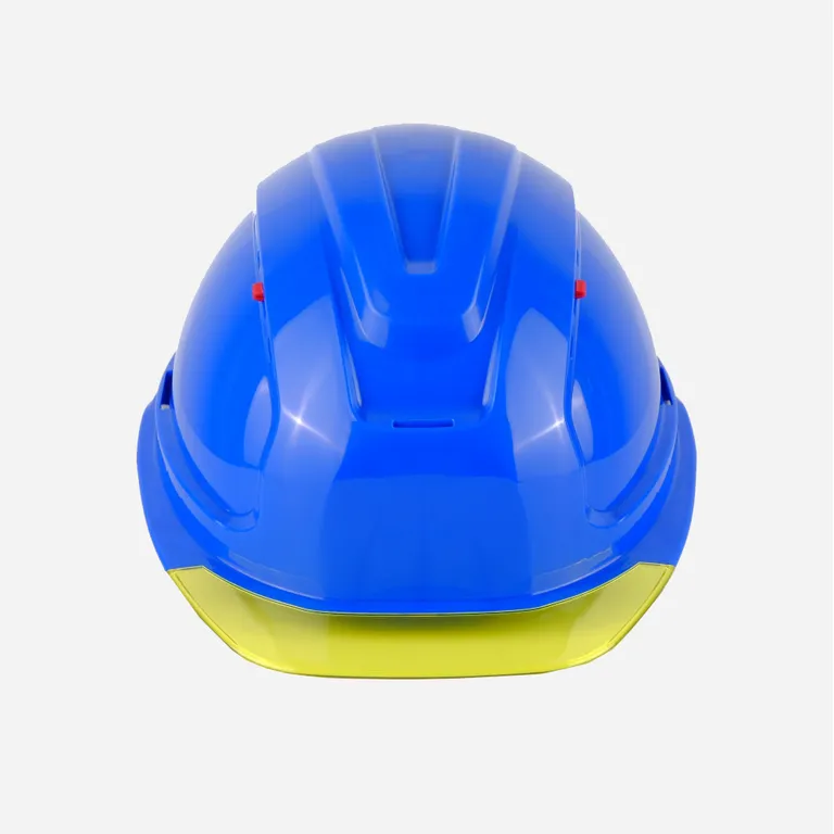 РОСОМЗ / Каска защитная СОМЗ-80 Абсолют Престиж синяя, янтарный козырёк