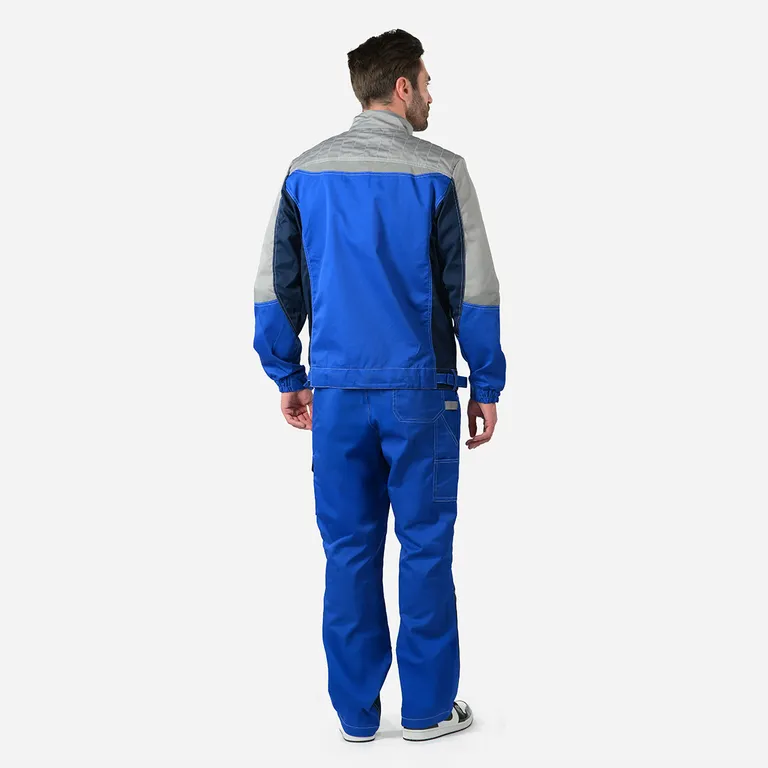 Факел / Костюм Формула (тк.Смесовая,240) п/к, васильковый/т.синий/серый