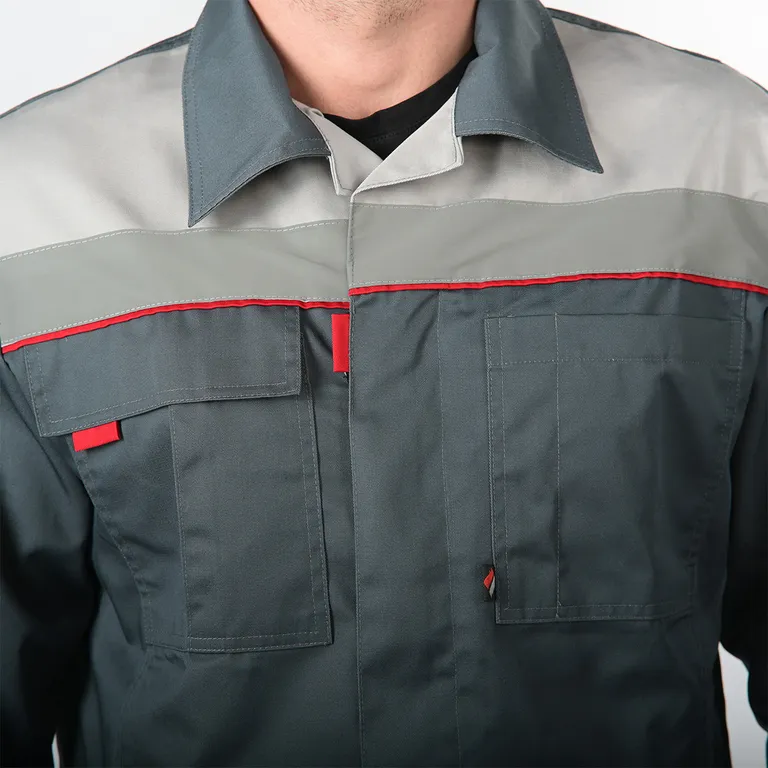 Факел / Костюм Фаворит-1 Премиум СОП IMP (тк.Смесовая,240) брюки, т.серый