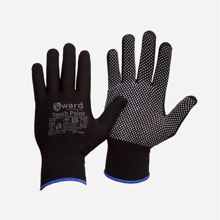 Gward / Перчатки Gward Touch Point нейлоновые с микроточечным покрытием