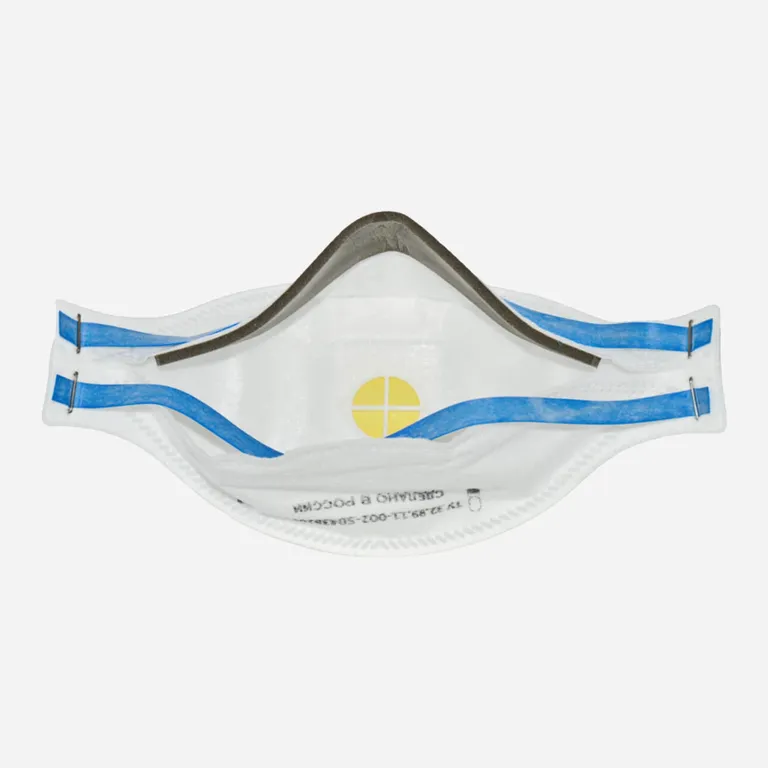 Завод О2 / Респиратор-полумаска трехпанельный О2 3113 – FFP3 NR D с клапаном выдоха