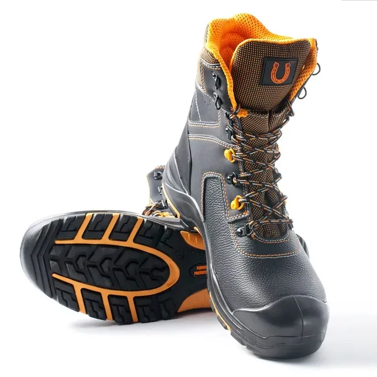 Эталон / Ботинки рабочие с высоким берцем "PERFECT PROTECTION" с поликарбонатным подноском, подошвой ПУ-Нитрил и АС