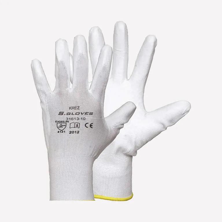 S.GLOVES / Перчатки нейлоновые «KREZ», с ПУ покрытием, бесшовные