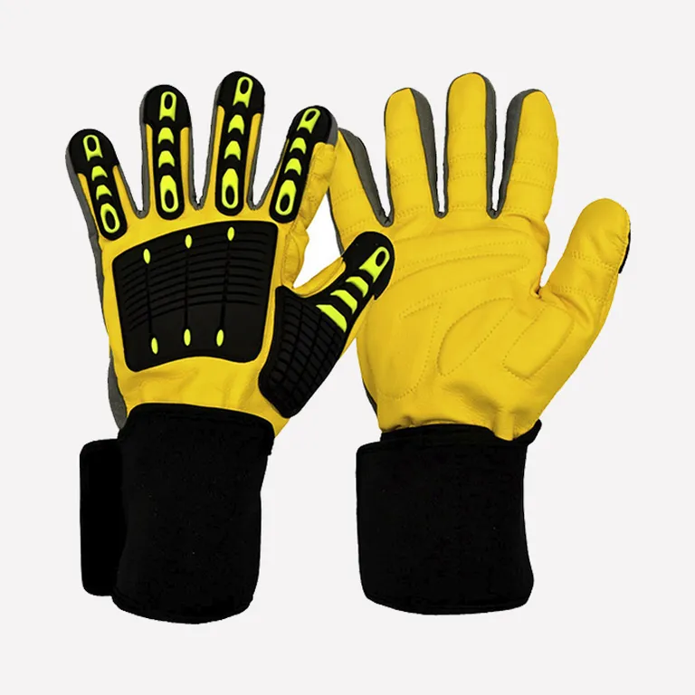 S.GLOVES / Перчатки виброзащитные «X-MARINA LP» с кожаной накладкой