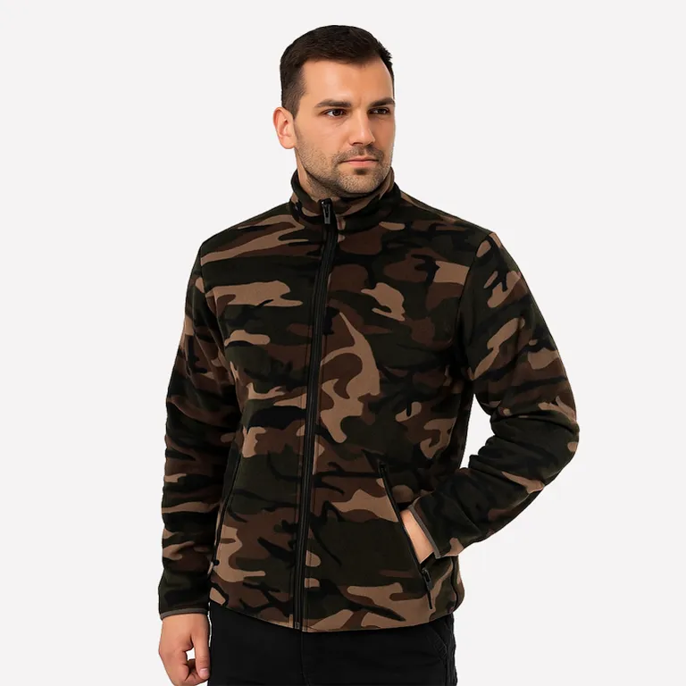 Эталон / Кофта мужская флисовая арт. JF-01 КМФ