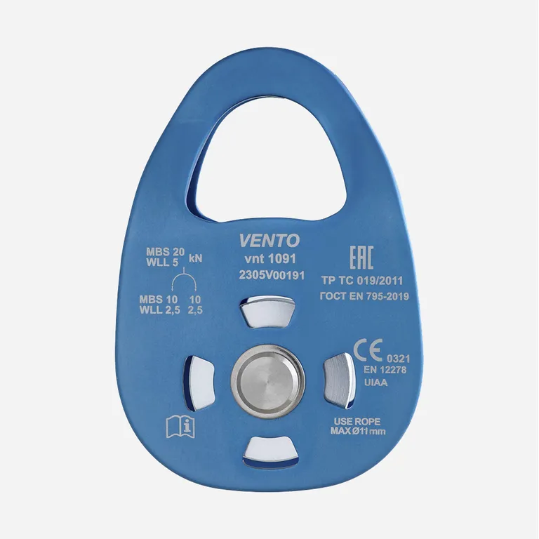 Vento / Блок-ролик одинарный «Single» дюраль с/п