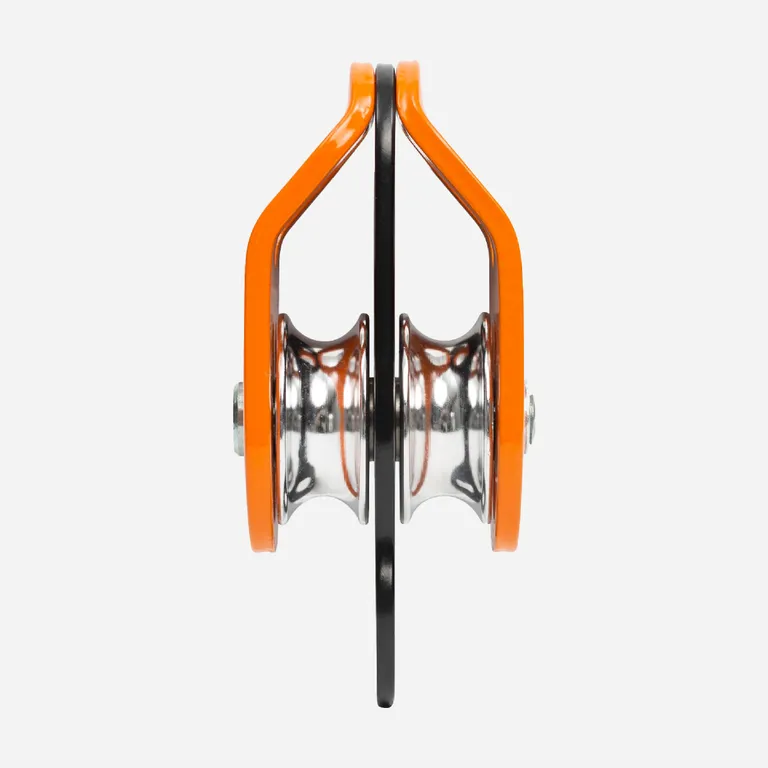 Vertical / Блок-ролик двойной алюминиевый с подшипником ver 0408