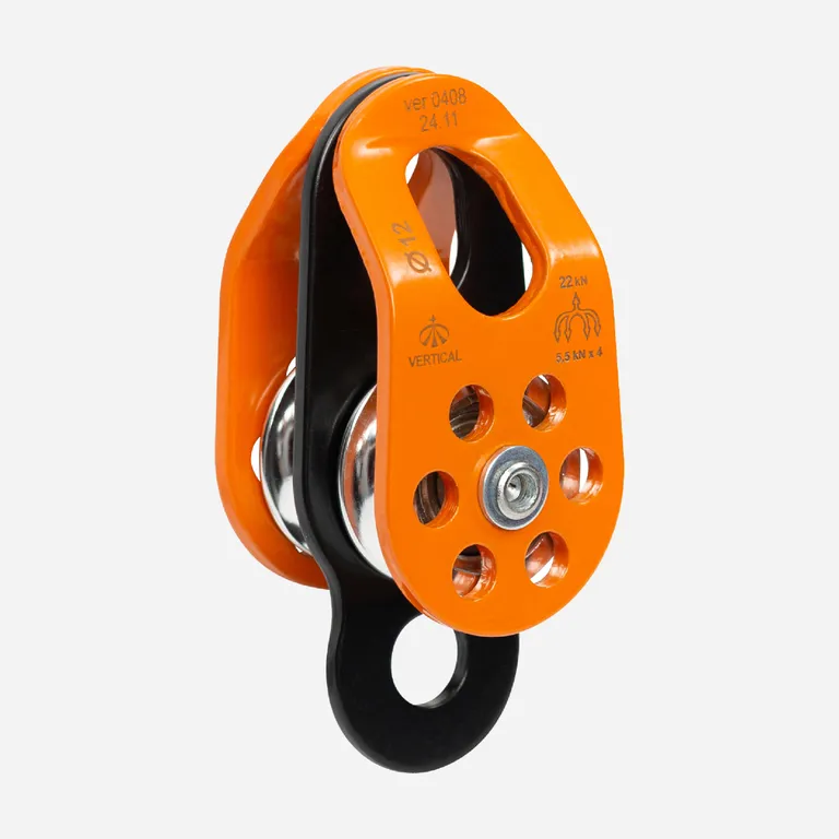 Vertical / Блок-ролик двойной алюминиевый с подшипником ver 0408