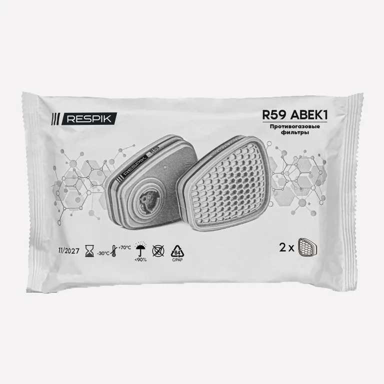 RESPIK / Фильтр противогазовый RESPIK® R59 АВЕК1