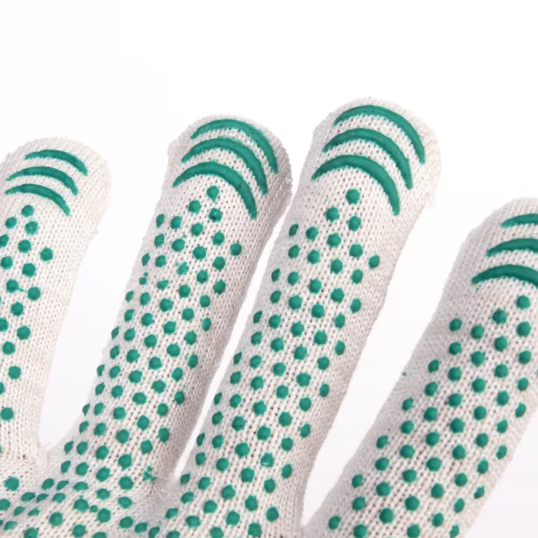 Спецодежда / Перчатки х/б 13 класс с ПВХ  "Точка", 5-нитка