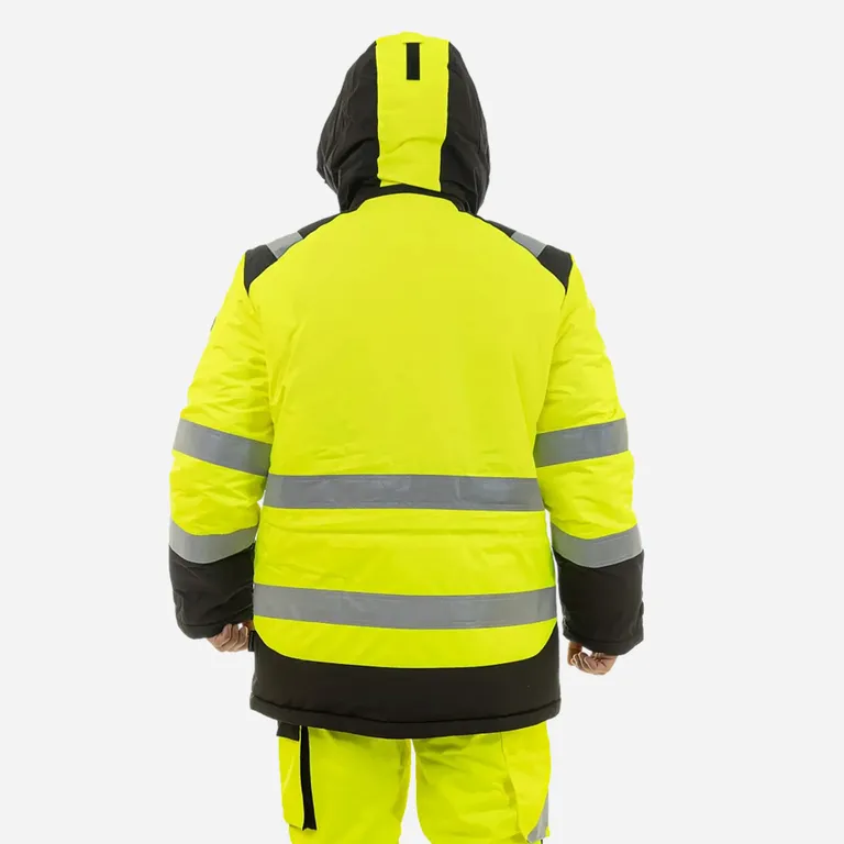 Brodeks / Зимняя сигнальная куртка-парка KW 217