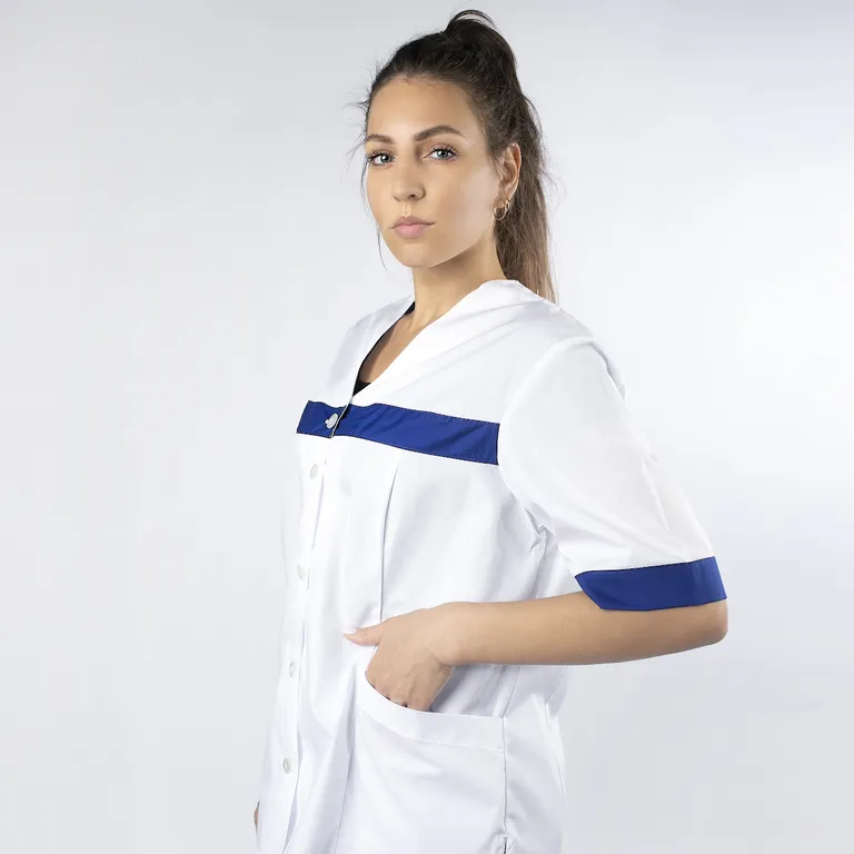 ГК СПЕЦОБЪЕДИНЕНИЕ / Костюм АНЮТА, белый-василек