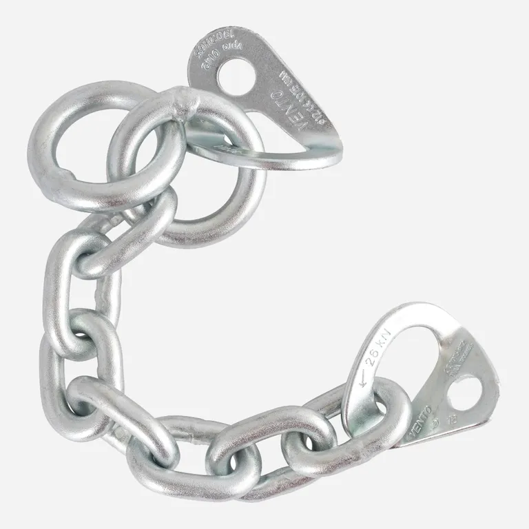 Vento / Шлямбурные уши с кольцом и цепью оцинковка д. 12мм