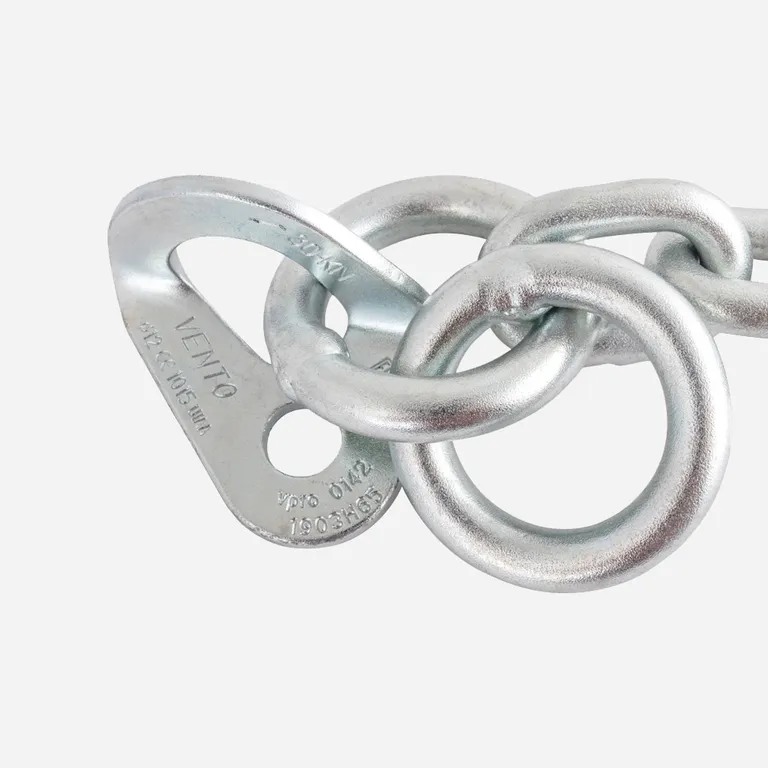 Vento / Шлямбурные уши с кольцом и цепью оцинковка д. 12мм