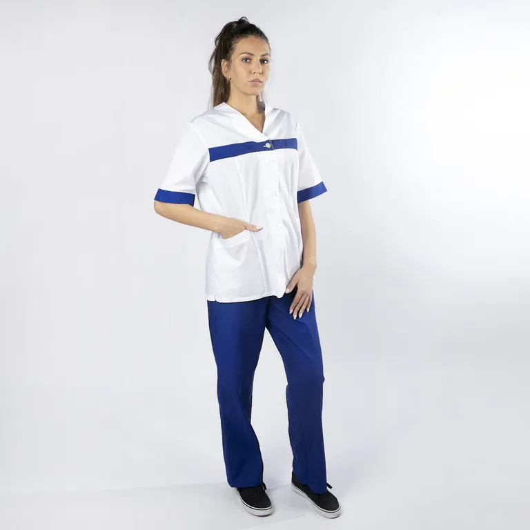 ГК СПЕЦОБЪЕДИНЕНИЕ / Костюм АНЮТА, белый-василек