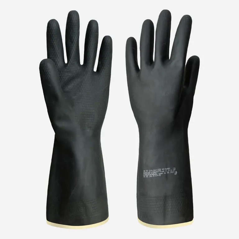 АЗРИ / Перчатки резиновые технические кислотощелочестойкие «АЗРИХИМ» ТИП I (К20/Щ20)