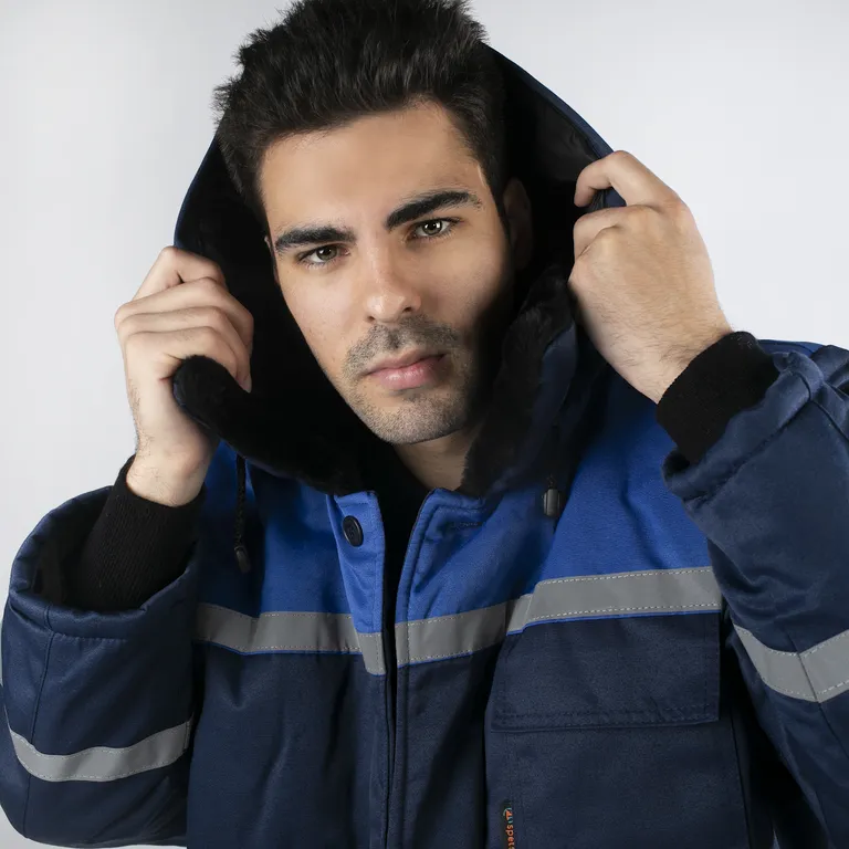 ГК СПЕЦОБЪЕДИНЕНИЕ / Зимний Костюм МЕТЕЛИЦА утеплённый, т/синий-василёк