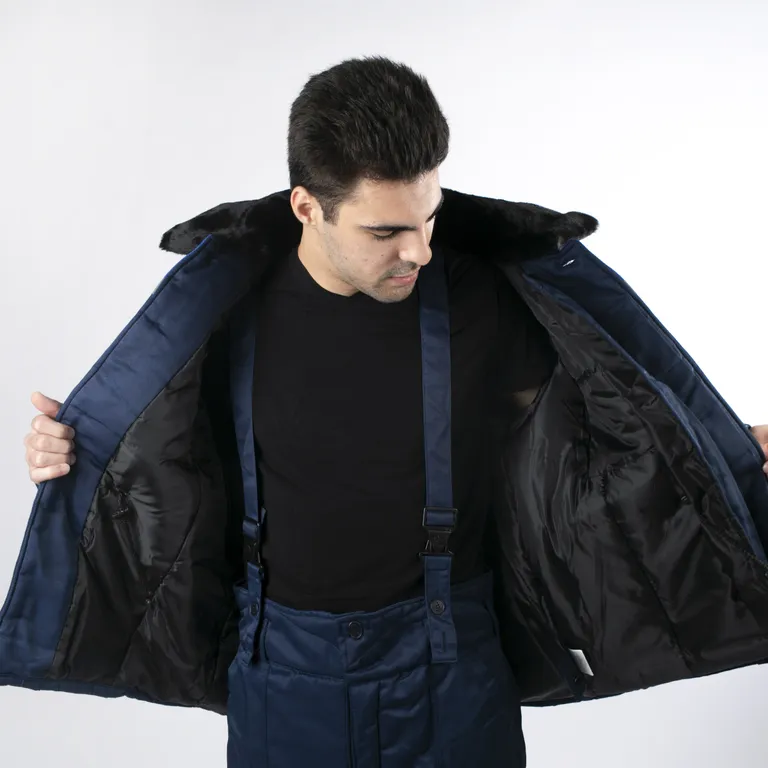 ГК СПЕЦОБЪЕДИНЕНИЕ / Зимний Костюм МЕТЕЛИЦА утеплённый, т/синий-василёк