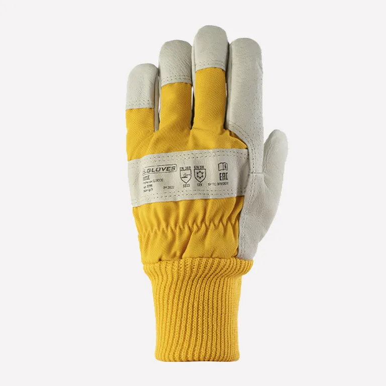 S.GLOVES / Перчатки комбинированные кожаные «DOSSE»