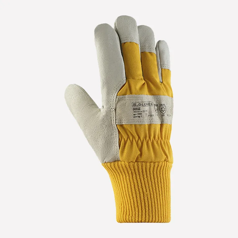 S.GLOVES / Перчатки комбинированные кожаные «DOSSE»