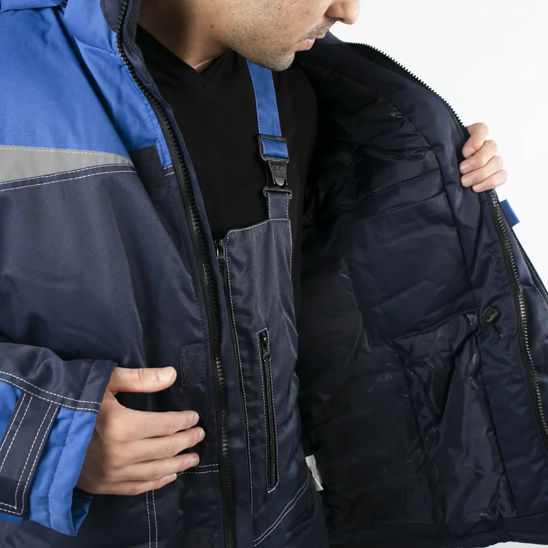 ГК СПЕЦОБЪЕДИНЕНИЕ / Зимний Костюм КМ-10 ЛЮКС, утеплённый, синий-василек