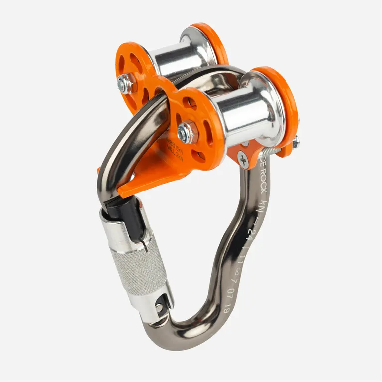 Vertical / Блок-ролик "Трек" ver 0433-1 (с карабином "Гусь" автомат IR 0234-3)