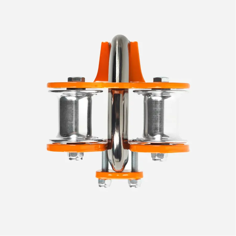 Vertical / Блок-ролик "Трек" ver 0433-1 (с карабином "Гусь" автомат IR 0234-3)