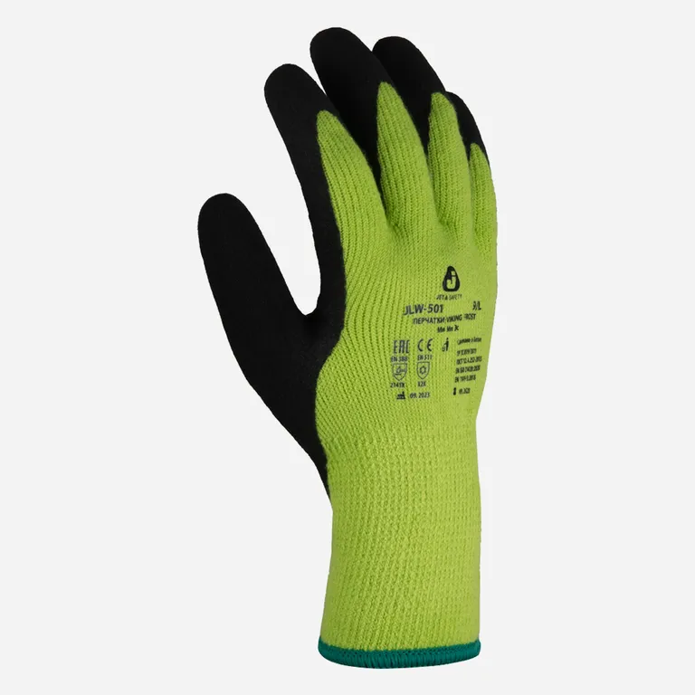 Jeta Safety / Перчатки JLW-501 Viking Frost трикотажные из синтетических нитей с начесом