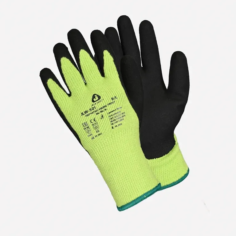 Jeta Safety / Перчатки JLW-501 Viking Frost трикотажные из синтетических нитей с начесом