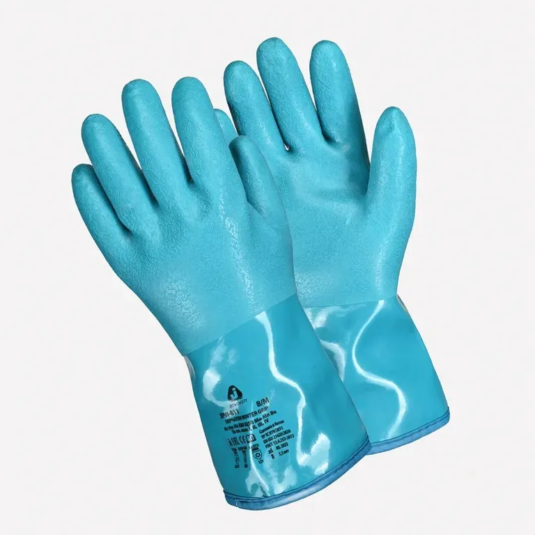 Jeta Safety / Winter Grip Перчатки Jeta Safety JPW-811 трикотажные утепленные с покрытием из смеси ПВХ и нитрила для