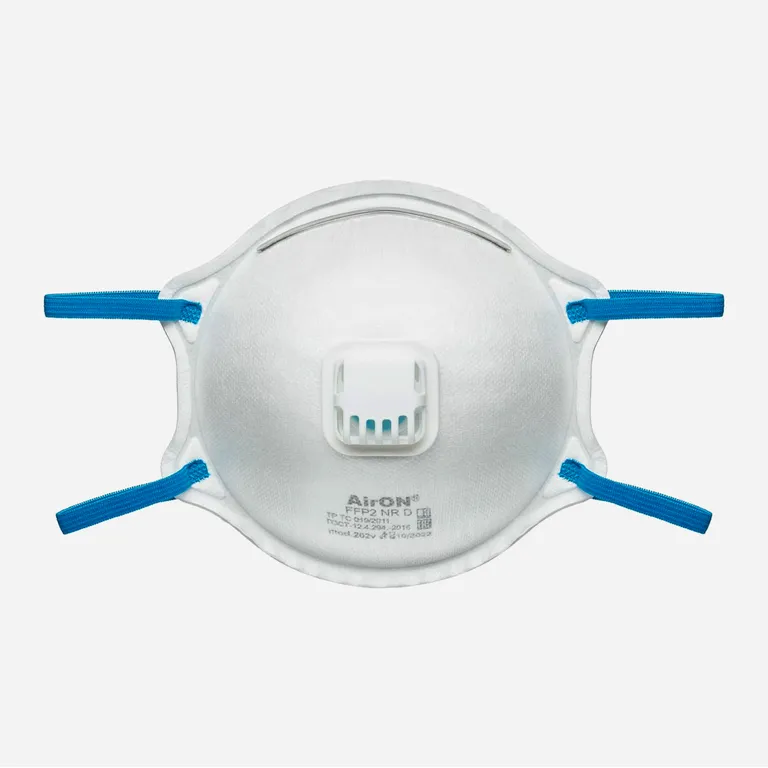SAVEX group / Полумаска фильтрующая AirON FFP 2 NR D с клапаном выдоха (с угольным фильтром)