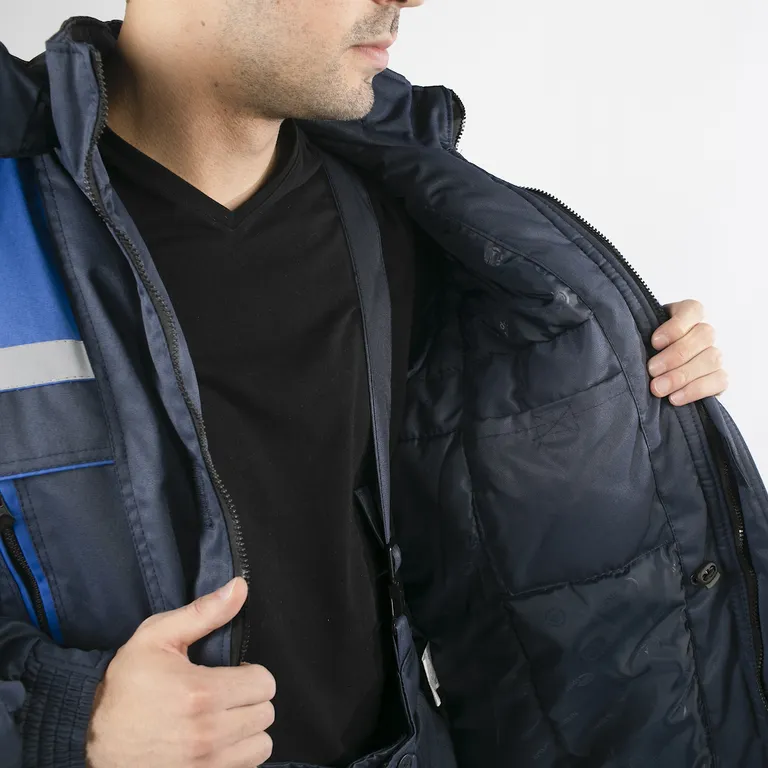 ГК СПЕЦОБЪЕДИНЕНИЕ / Зимний Костюм СПЕЦ утеплённый, т/синий-василёк