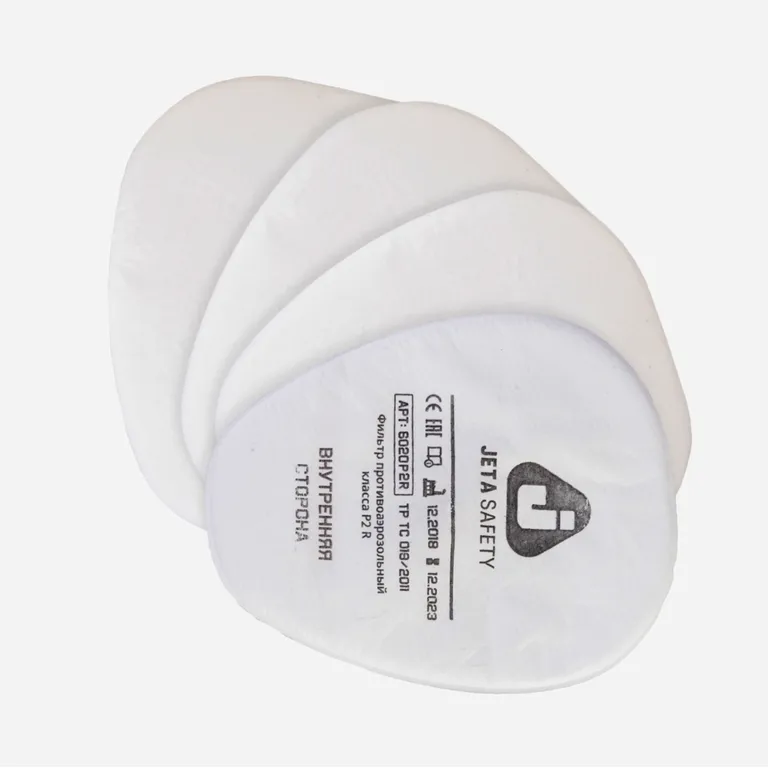 Jeta Safety / Предфильтры от пыли и аэрозолей P2R (4 шт.) 6020P2R (6022)