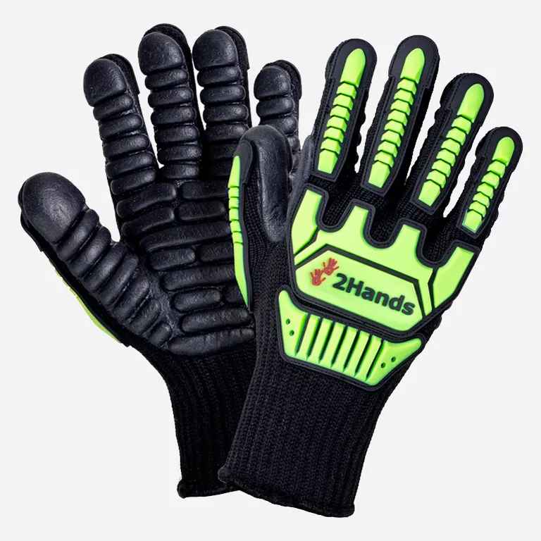 2Hands / Перчатки 2Hands (Ту Хэндс) 5301 с виброгасящим покрытием и защитой от удара