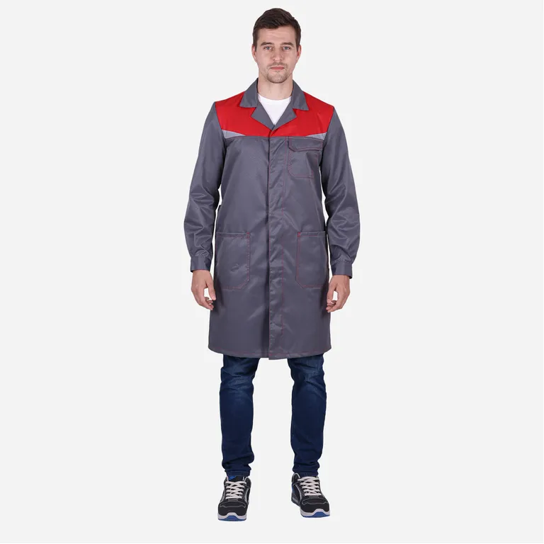 ГК СПЕЦОБЪЕДИНЕНИЕ / Халат рабочий мужской КМ-10 ЛЮКС летний