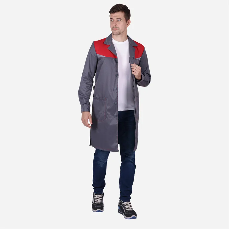 ГК СПЕЦОБЪЕДИНЕНИЕ / Халат рабочий мужской КМ-10 ЛЮКС летний