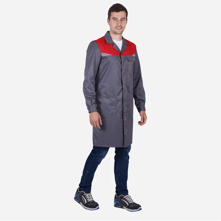 ГК СПЕЦОБЪЕДИНЕНИЕ / Халат рабочий мужской КМ-10 ЛЮКС летний