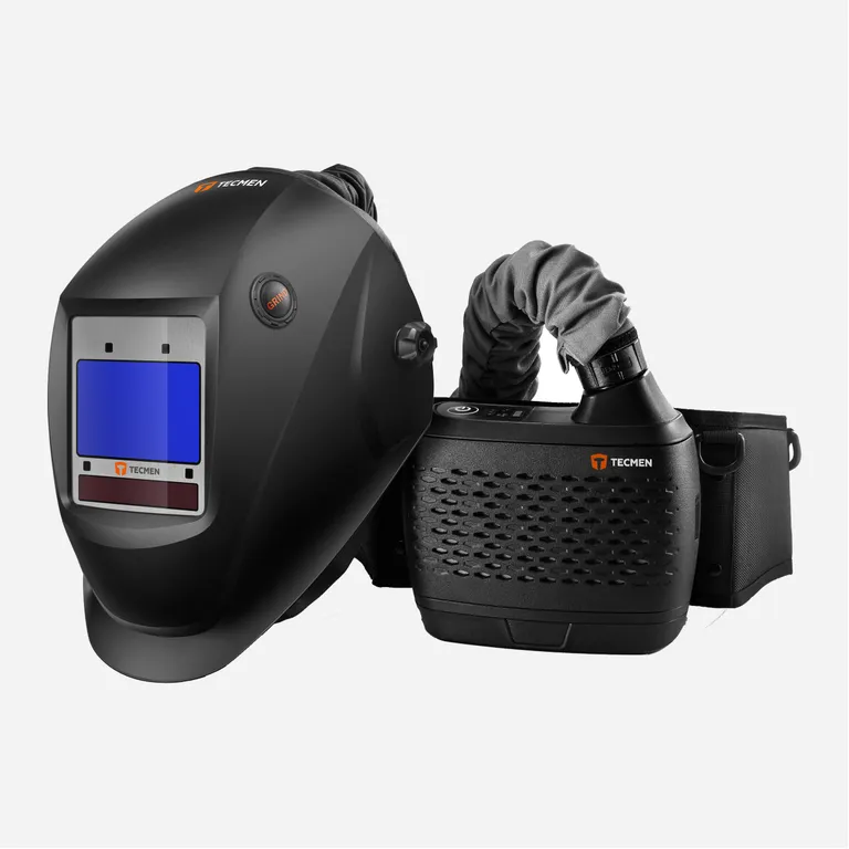 TECMEN / Сварочная маска с автоматическим светофильтром и подачей воздуха Tecmen 815S с PAPR