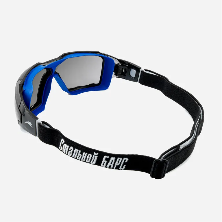 РОСОМЗ / Очки защитные закрытые с прямой вентиляцией ЗП81 Стальной БАРС® СтронГлас (5-2,5)